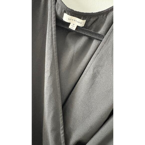 Max Studio Black Sleeveless Wide-Leg Jumpsuit – Size M - Picture 2 of 3